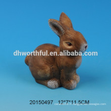 Lapin en céramique à la vente chaude pour la décoration